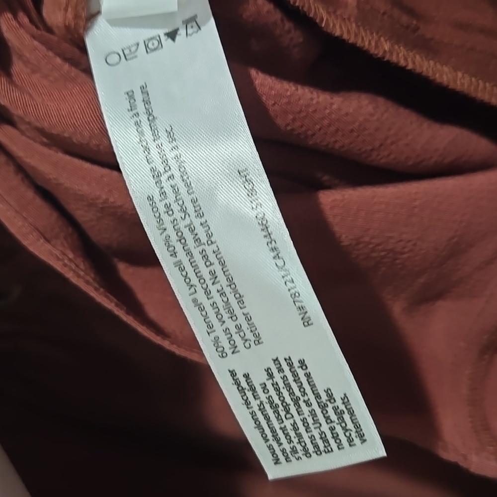 Eileen Fisher Russet Wide Leg Jumpsuit NWT Size 1X - Picture 6 of 7